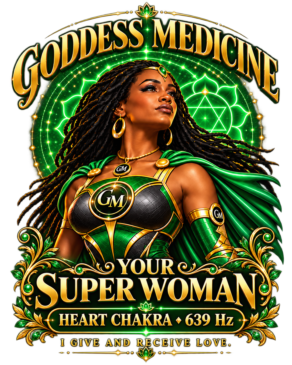 Goddess Medicine Ceramic Mug – Regal Gold Crown Logo Coffee Cup (11oz & 15oz)