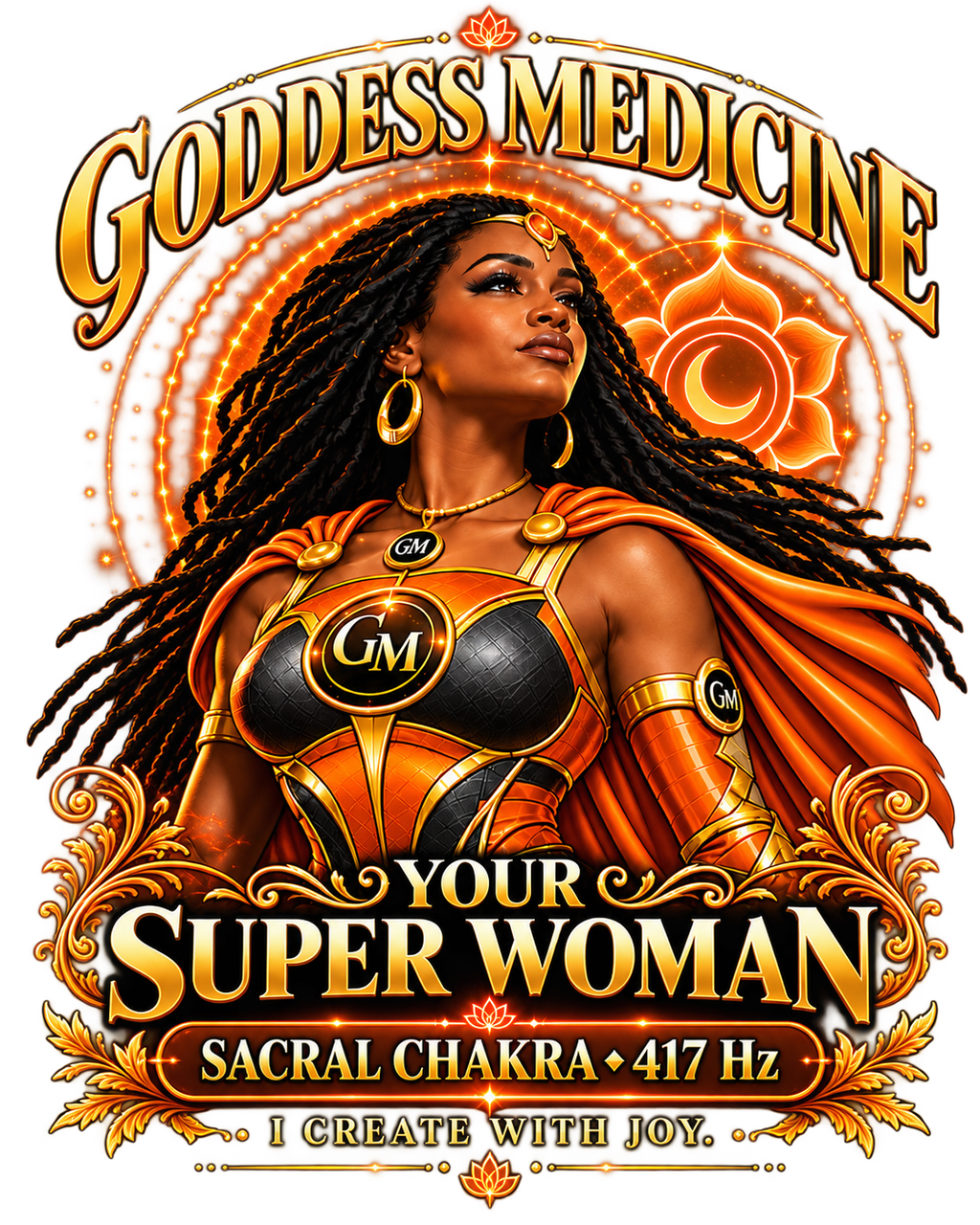 Goddess Medicine Ceramic Mug – Regal Gold Crown Logo Coffee Cup (11oz & 15oz)