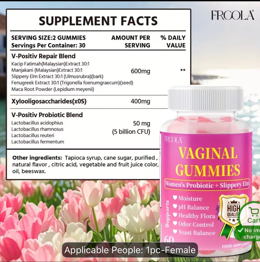 FROOLA Peach Strawberry Women's Probiotic Gummies — 60 Count