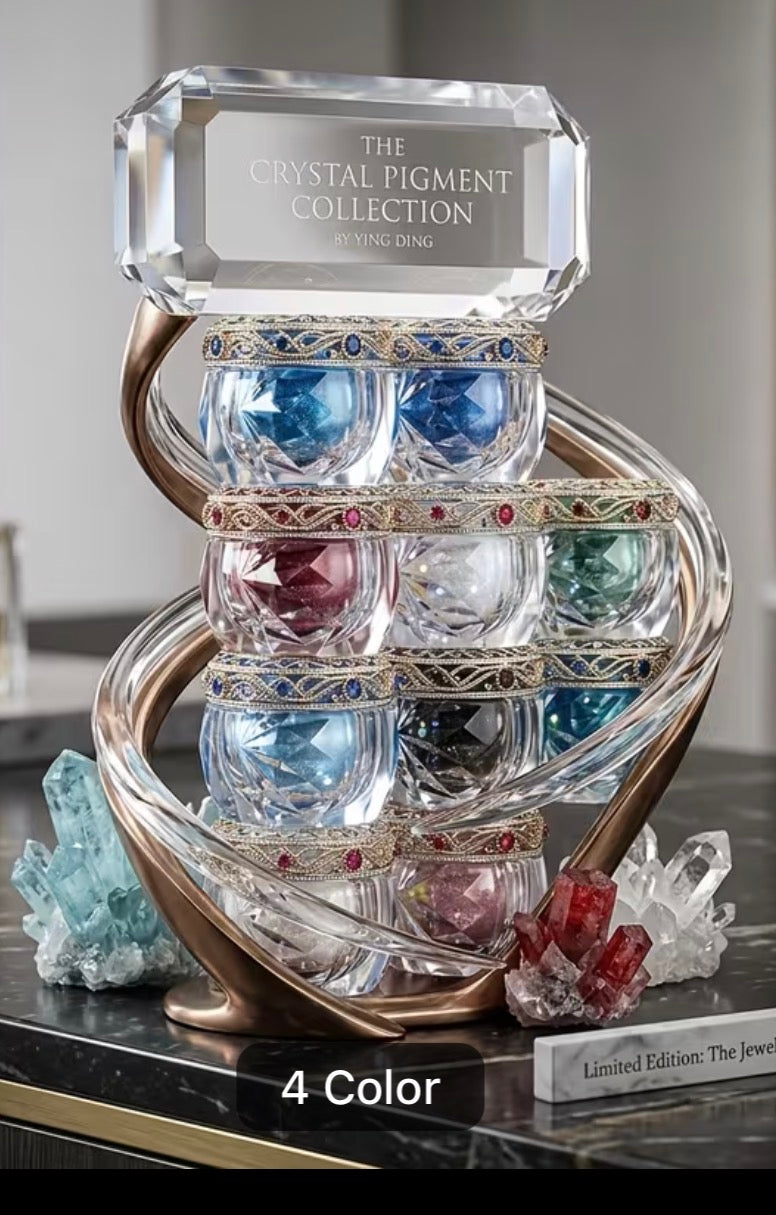 Crystal Pigment Collection — Jewel-Tone Shimmer