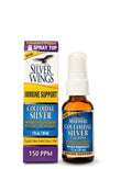 Silver Wings Colloidal Silver Herbal Throat Spray 150 PPM package photograph